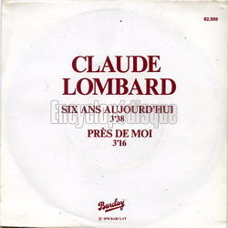 [Pochette de Six ans aujourd’hui (Claude LOMBARD)]