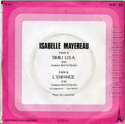 [Pochette de Simili U.S.A. (Isabelle MAYEREAU) - verso]