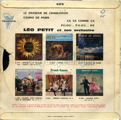 [Pochette de Le danseur de charleston (Lo PETIT) - verso]