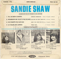 [Pochette de Tu l’as bien compris (Sandie SHAW) - verso]