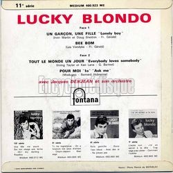 [Pochette de Un garon, une fille (Lucky BLONDO) - verso]