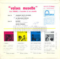 [Pochette de Valses musette (Louis FERRARI) - verso]