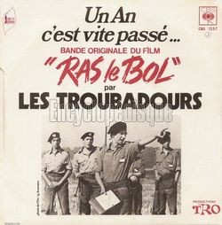 [Pochette de Les hommes et les papillons (Les TROUBADOURS) - verso]