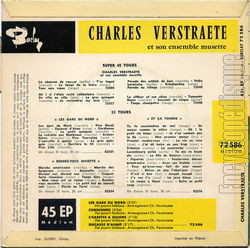 [Pochette de Les gars du Nord (Charles VERSTRAETE) - verso]