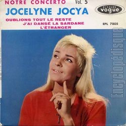 [Pochette de Notre concerto - Vol. 5 (Jocelyne JOCYA)]