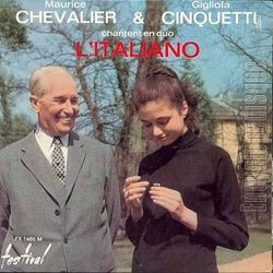 [Pochette de L’Italiano (Gigliola CINQUETTI et Maurice CHEVALIER)]