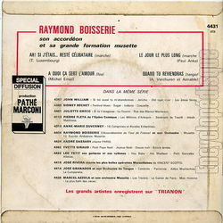 [Pochette de Ah ! Si j’tais rest clibataire (Raymond BOISSERIE) - verso]