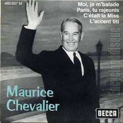 [Pochette de Moi, j’me balade (Maurice CHEVALIER)]