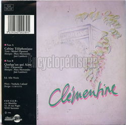 [Pochette de Cabine tlphonique (CLMENTINE (2)) - verso]