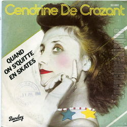 [Pochette de Quand on se quitte en skates (Cendrine DE CROZANT)]