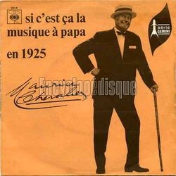 [Pochette de Si c’est a la musique  papa (Maurice CHEVALIER)]