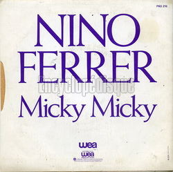 [Pochette de Semiramis (Nino FERRER) - verso]