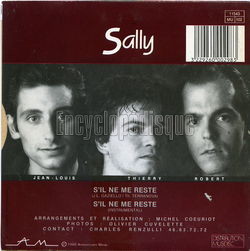 [Pochette de S’il ne me reste (SALLY) - verso]