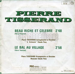 [Pochette de Beau, riche et clbre (Pierre TISSERAND) - verso]