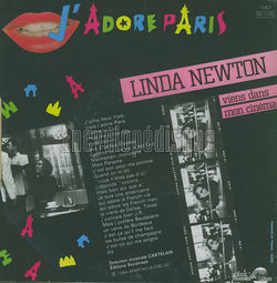 [Pochette de J’adore Paris (Linda NEWTON) - verso]