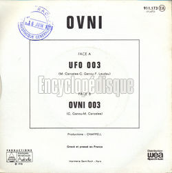 [Pochette de UFO 003 (OVNI) - verso]