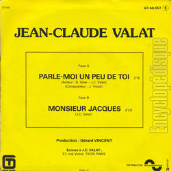 [Pochette de Parle-moi un peu de toi (Jean-Claude VALAT) - verso]