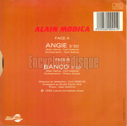 [Pochette de Angie (Alain MODICA) - verso]