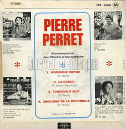 [Pochette de Monsieur Victor (Pierre PERRET) - verso]