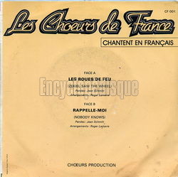 [Pochette de Les Chœurs de France chantent en franais (Les CHOEURS DE FRANCE) - verso]