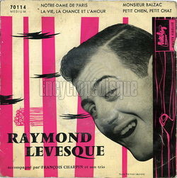 [Pochette de Notre-Dame de Paris (Raymond LVESQUE)]