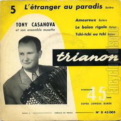 [Pochette de L’tranger au Paradis (Tony CASANOVA)]