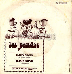 [Pochette de Baby song (Les PANDAS) - verso]