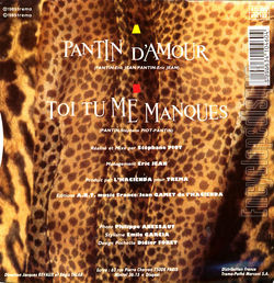 [Pochette de Pantin d’amour (PANTIN) - verso]