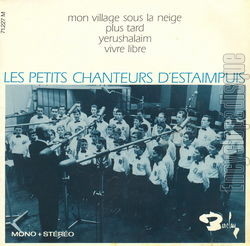 [Pochette de Mon village sous la neige (Les PETITS CHANTEURS D’ESTAIMPUIS)]