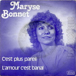 [Pochette de C’est plus pareil (Maryse BONNET)]