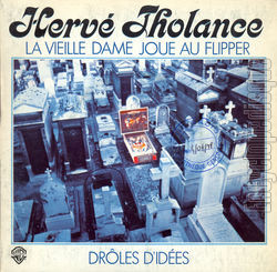 [Pochette de La vieille dame joue au flipper (Herv THOLANCE)]