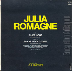 [Pochette de Chez nous (Julia ROMAGNE) - verso]