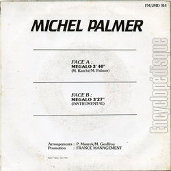 [Pochette de Mgalo (Michel PALMER) - verso]