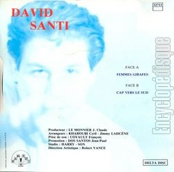 [Pochette de Femmes girafes (David SANTI) - verso]