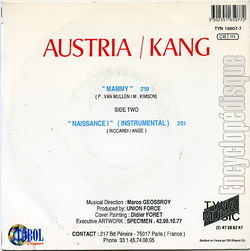 [Pochette de Mammy ! (AUSTRIA/KANG) - verso]