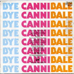 [Pochette de Bye cannibale (Pascal LAIN) - verso]