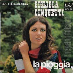 [Pochette de La pioggia (Gigliola CINQUETTI)]