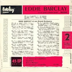 [Pochette de N 2 - E. Barclay et son grand orchestre jouent… Brassens (Eddie BARCLAY) - verso]