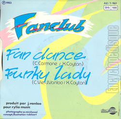 [Pochette de Fan Dance (FANCLUB) - verso]