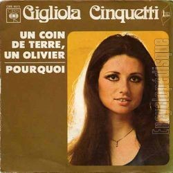 [Pochette de Un coin de terre, un olivier (Gigliola CINQUETTI)]