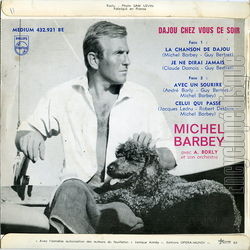 [Pochette de La chanson de Dajou (Michel BARBEY) - verso]