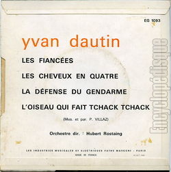 [Pochette de Les fiances (Yvan DAUTIN) - verso]