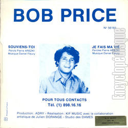 [Pochette de Souviens-toi (Bob PRICE) - verso]