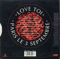 [Pochette de Love toi (Herbert LONARD) - verso]