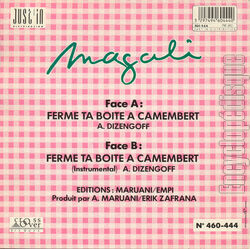 [Pochette de Ferme ta boite  camembert (MAGALI (2)) - verso]