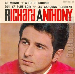 [Pochette de Ce monde (Richard ANTHONY)]