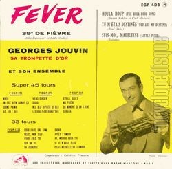 [Pochette de Fever (39 de fivre) (Georges JOUVIN) - verso]