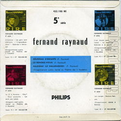 [Pochette de Bourreau d’enfants (Fernand RAYNAUD) - verso]