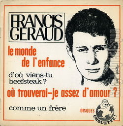 [Pochette de Le monde de l’enfance (Francis GRAUD)]