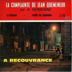 [Pochette de La complainte de Jean Quemeneur (Albert KERBONNE)]